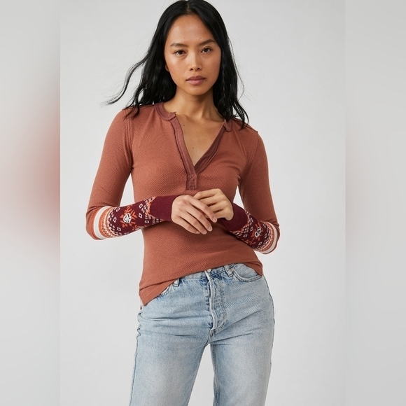 NWT FP Mikah thermal layering cuff autumn combo L - Picture 3 of 6